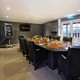 Boardroom with plasma screen and flip chart